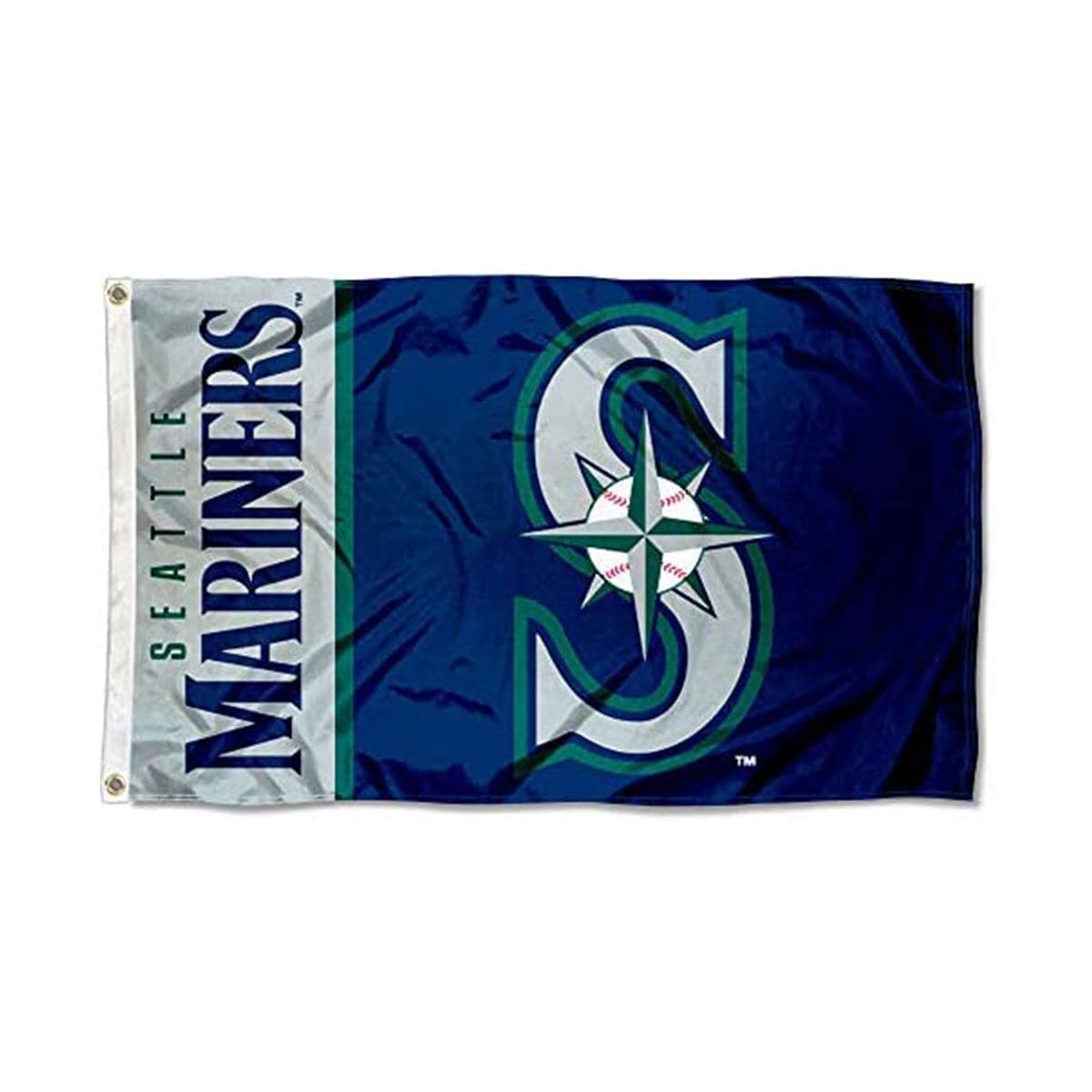 Seattle Mariners 3x5 Flag - detailed view
