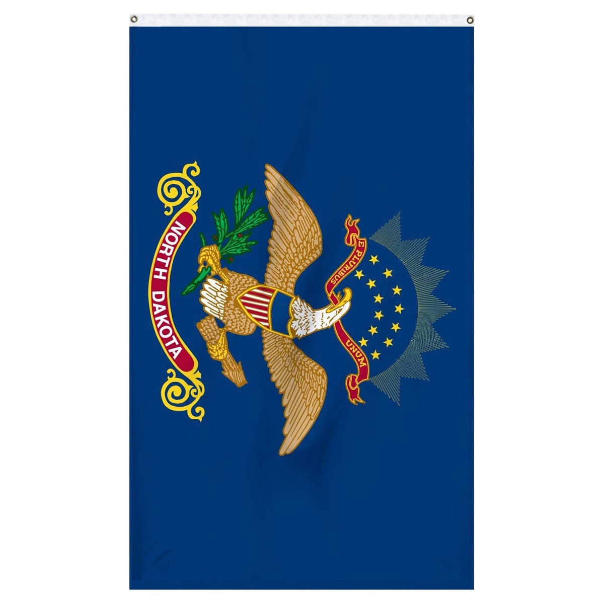 North Dakota State Flag - detailed view