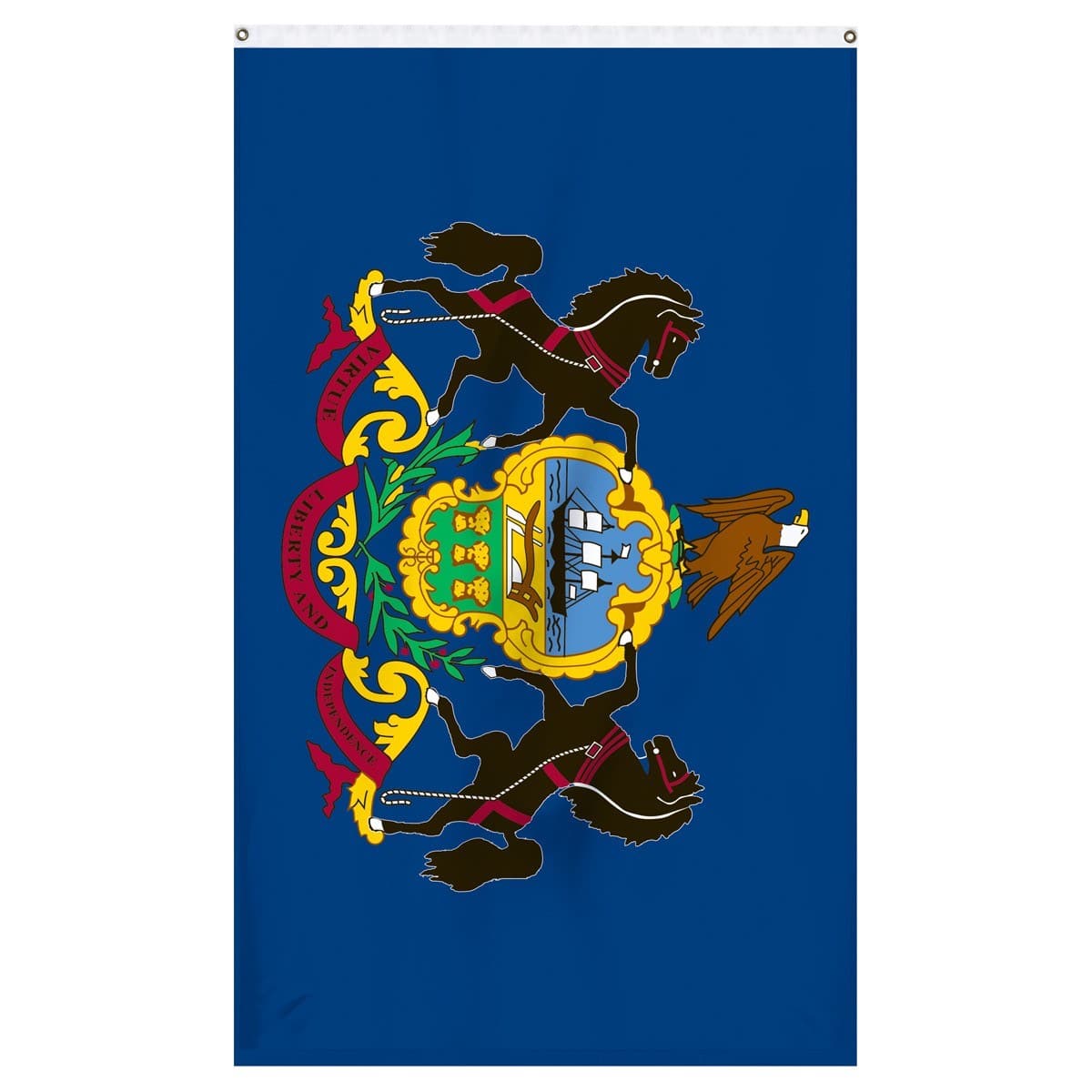 Pennsylvania State Flag - detailed view