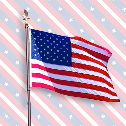 Premium American-Made Nylon US Flag - All Sizes (2'x3' to 30'x60') - product view
