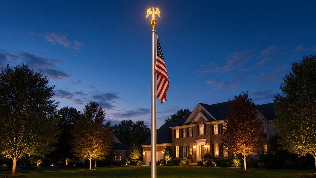 A Guide to Flagpole Accessories: Tops, Tails, and Lights