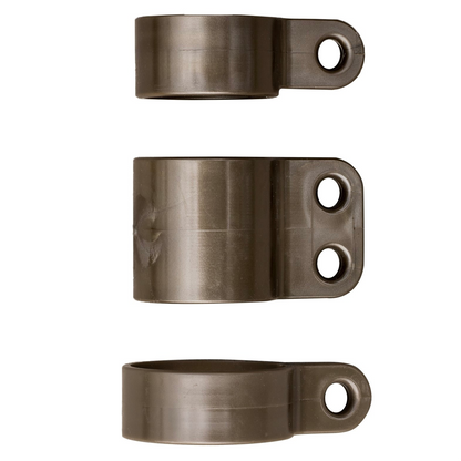 Silver swivel ring set for telescoping flagpole by Atlantic Flag & Pole Inc.