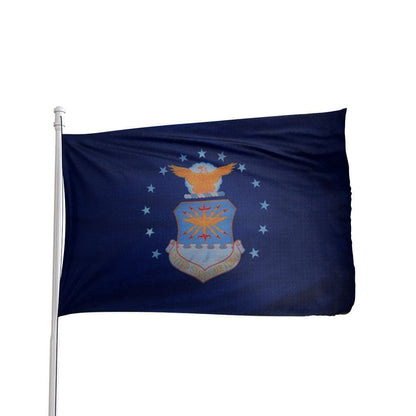 American-made United States Air Force flag by Atlantic Flag & Pole, featuring bold blue and white design.