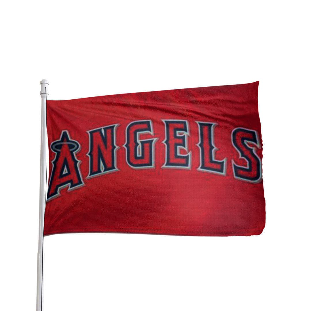 Anaheim Angels 3x5 Polyester Flag - Official MLB Team Colors - product view