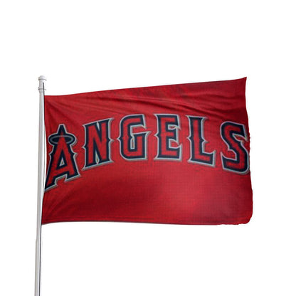 Anaheim Angels 3x5 Polyester Flag - Official MLB Team Colors - product view