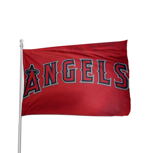 Anaheim Angels 3x5 Polyester Flag - Official MLB Team Colors - product view