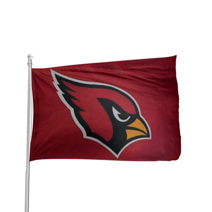 Arizona Cardinals 3x5 durable nylon flag featuring team logo, by Atlantic Flag & Pole Inc.