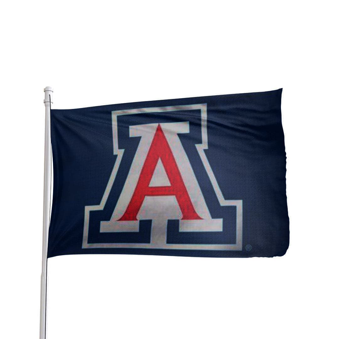 Arizona Wildcats 3x5 flag in premium polyester featuring the team's logo and colors, by Atlantic Flag & Pole Inc.