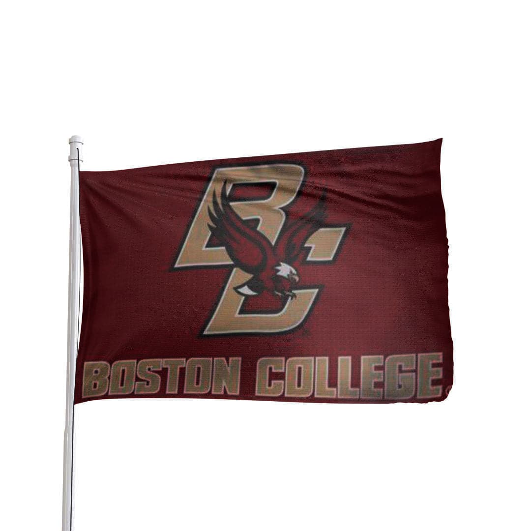 Boston College Eagles 3x5 NCAA flag in team colors, officially licensed by Atlantic Flag & Pole Inc.