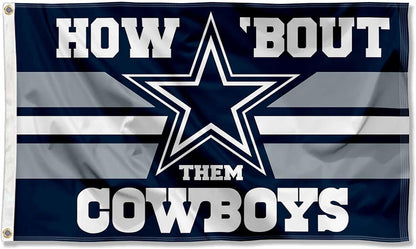 Dallas Cowboys Official NFL Flag 3x5 Durable Nylon - packaging view