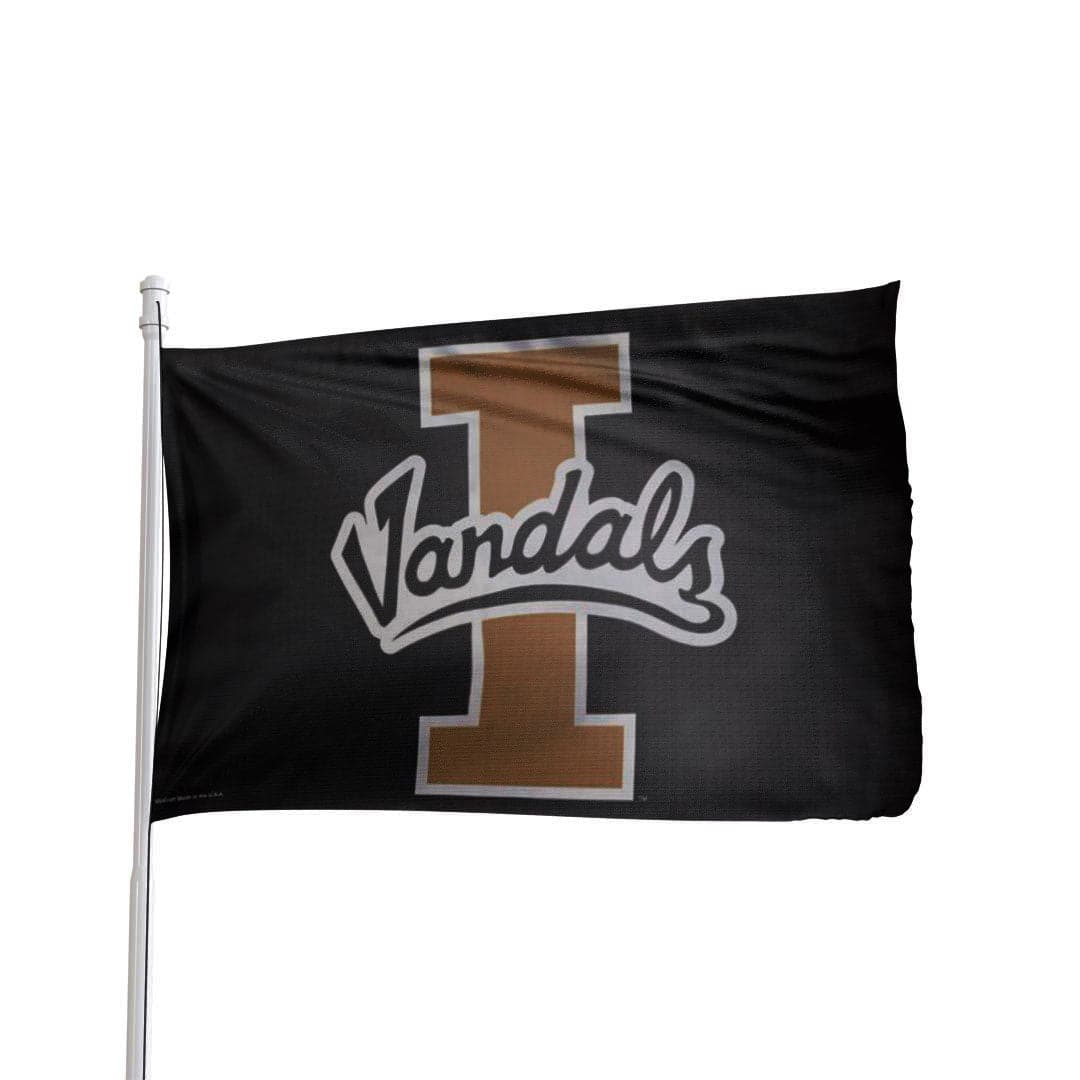 Idaho Vandals 3x5 NCAA team flag in vibrant colors with grommets, by Atlantic Flag & Pole Inc.