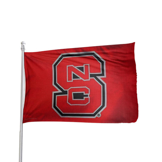 NC State Wolfpack 3x5 flag with brass grommets, NCAA licensed, by Atlantic Flag & Pole Inc.
