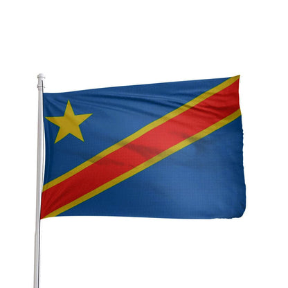 The Democratic Republic of the Congo (DRC) Flag - product view