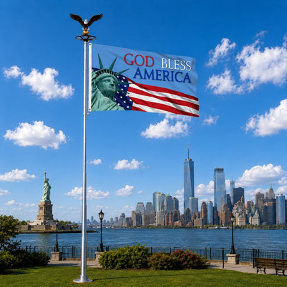 God Bless America Flag God Bless America Flag Holiday Specialty Statue Of Liberty