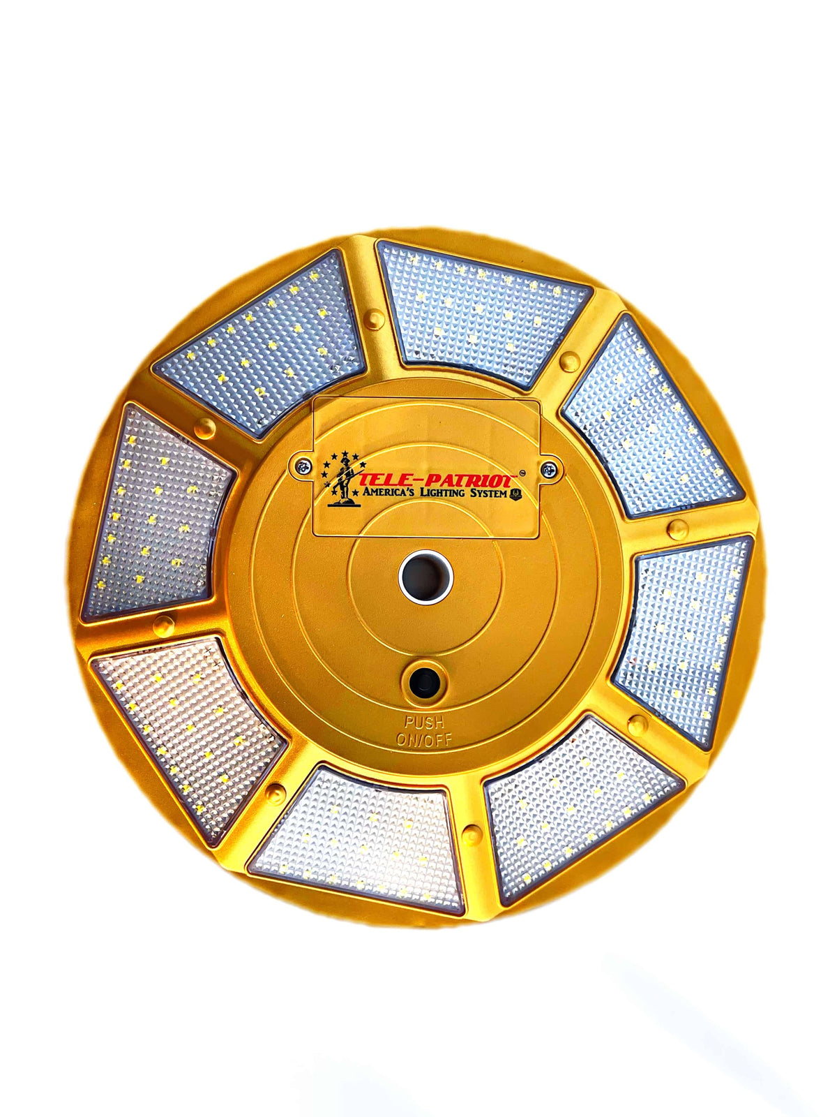 TelePatriot 800 Series Solar Flagpole Light - 200 LED Waterproof IP65 - full display