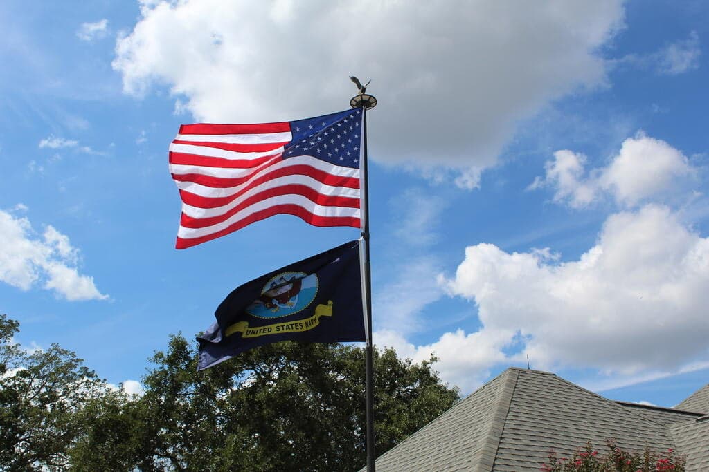 Premium American-Made Nylon US Flag - All Sizes (2'x3' to 30'x60') - lifestyle photo