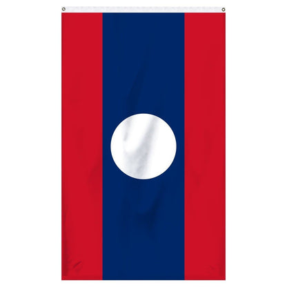 The national flag of Laos for sale online to buy from Atlantic Flag and Pole