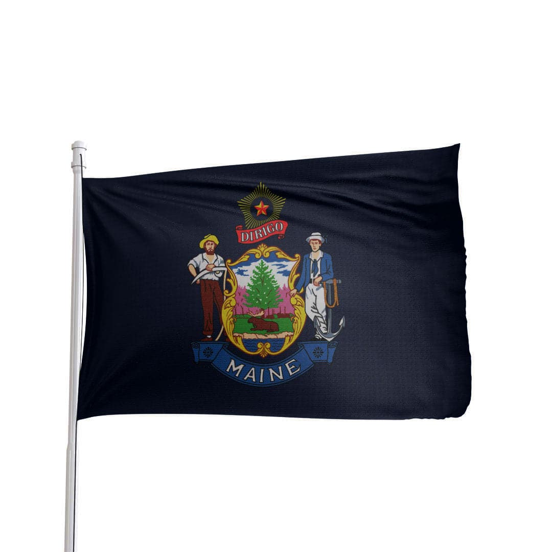 Maine State Flag - product view