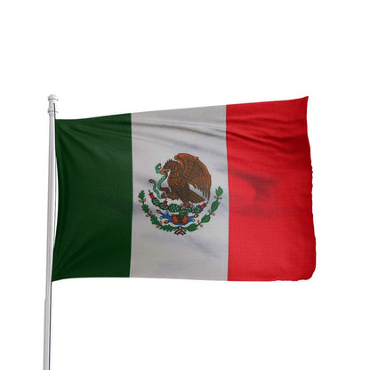 Mexico Flag 3x5 Ft - 100% Nylon Mexican National Flag - product view