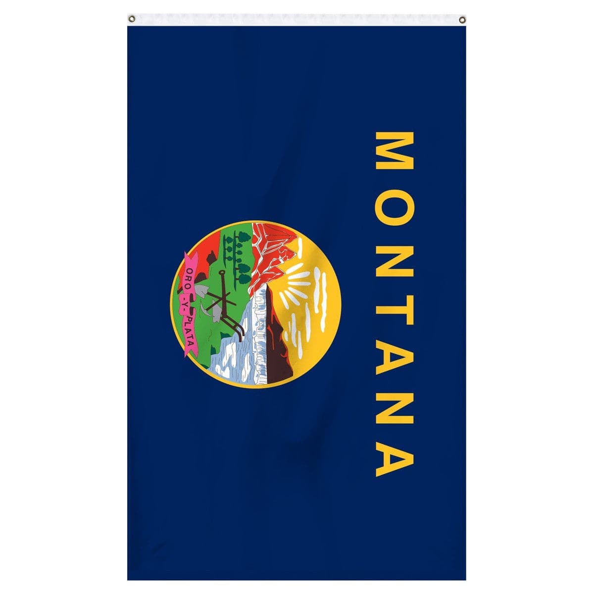 Montana State Flag - detailed view
