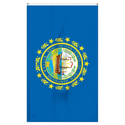 New Hampshire State Flag - detailed view