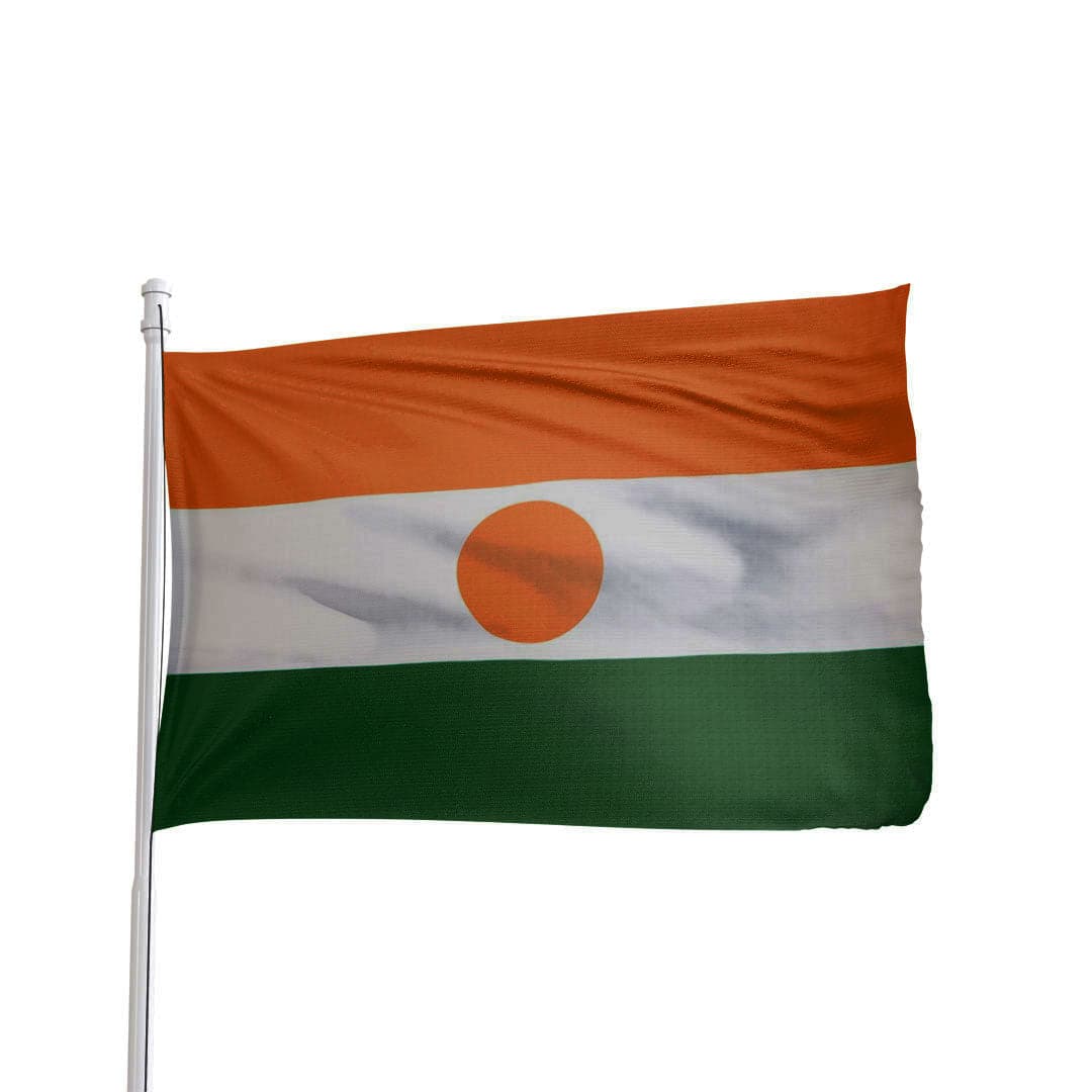 Niger 3x5 Ft flag made of 100% nylon with brass grommets, by Atlantic Flag & Pole Inc.