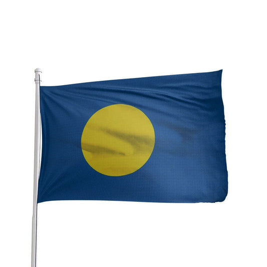 Palau Flag 3x5 Ft - 100% Nylon International Flag with Brass Grommets - product view