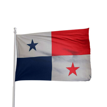 Panama Flag 3x5 Ft - 100% Nylon International Flag with Brass Grommets - product view