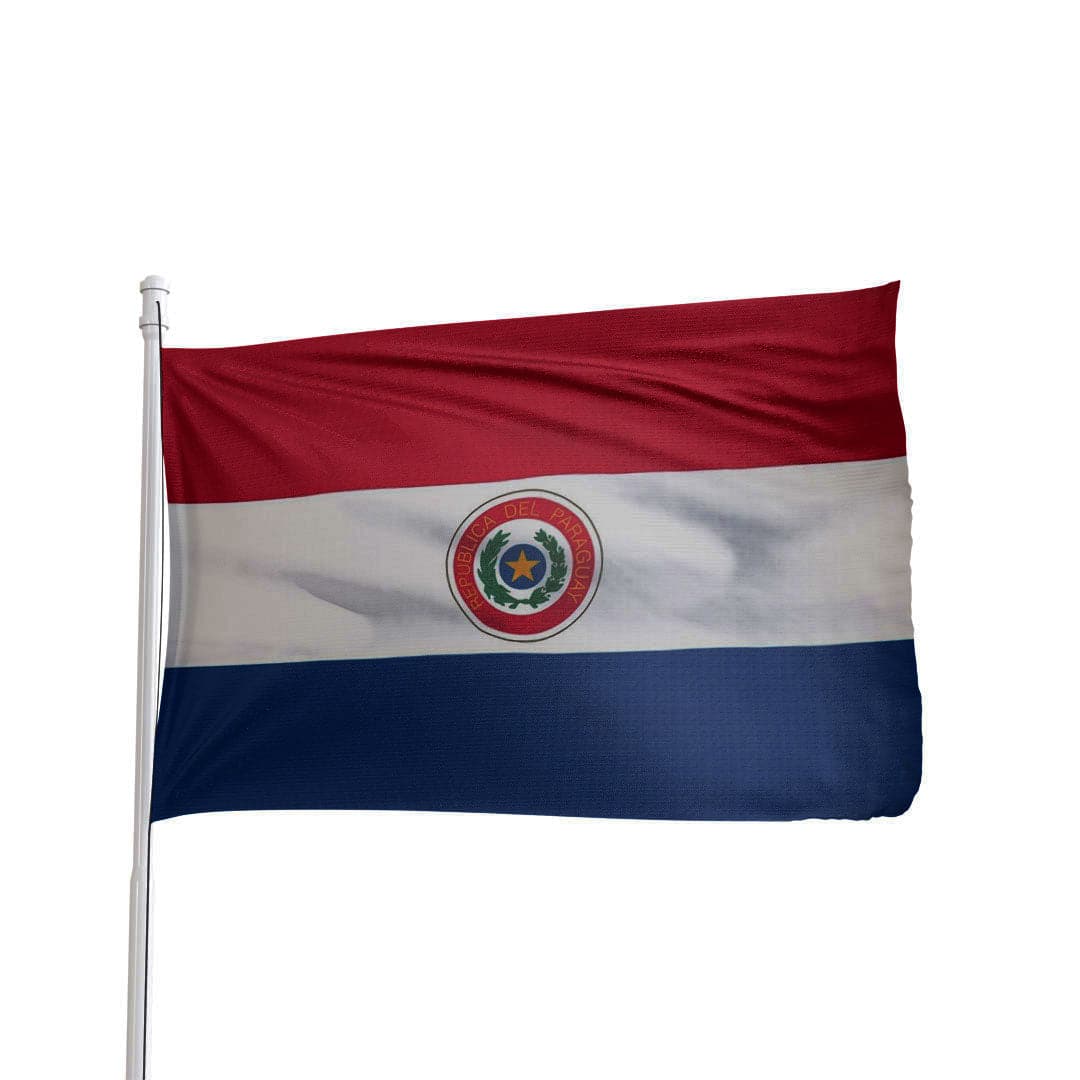 Paraguay Flag 3x5 Ft - 100% Nylon International Flag - product view