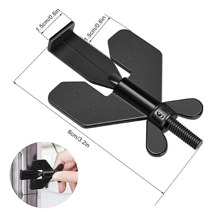 Portable Door Lock Home Security Hotel Safety Stainless Steel Privacy Extra Security Lock anti Theft 