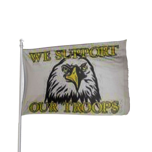 Support Our Troops 3x5 Flag - product view