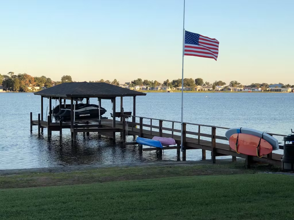 Anodized aluminum flagpole side mount with a 3-inch diameter by Atlantic Flag & Pole Inc.