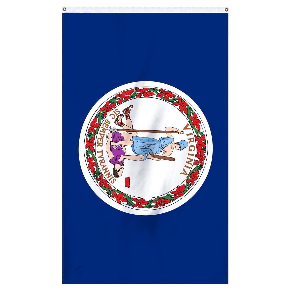 Virginia State Flag - detailed view