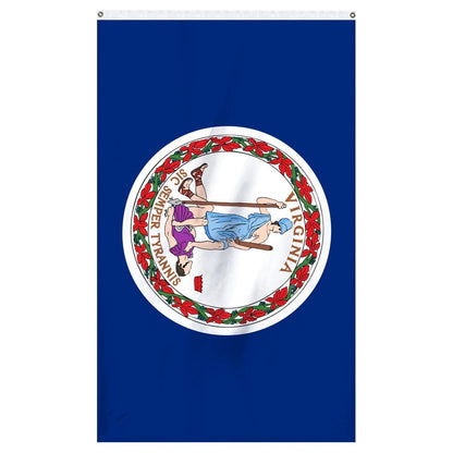 Virginia State Flag - detailed view